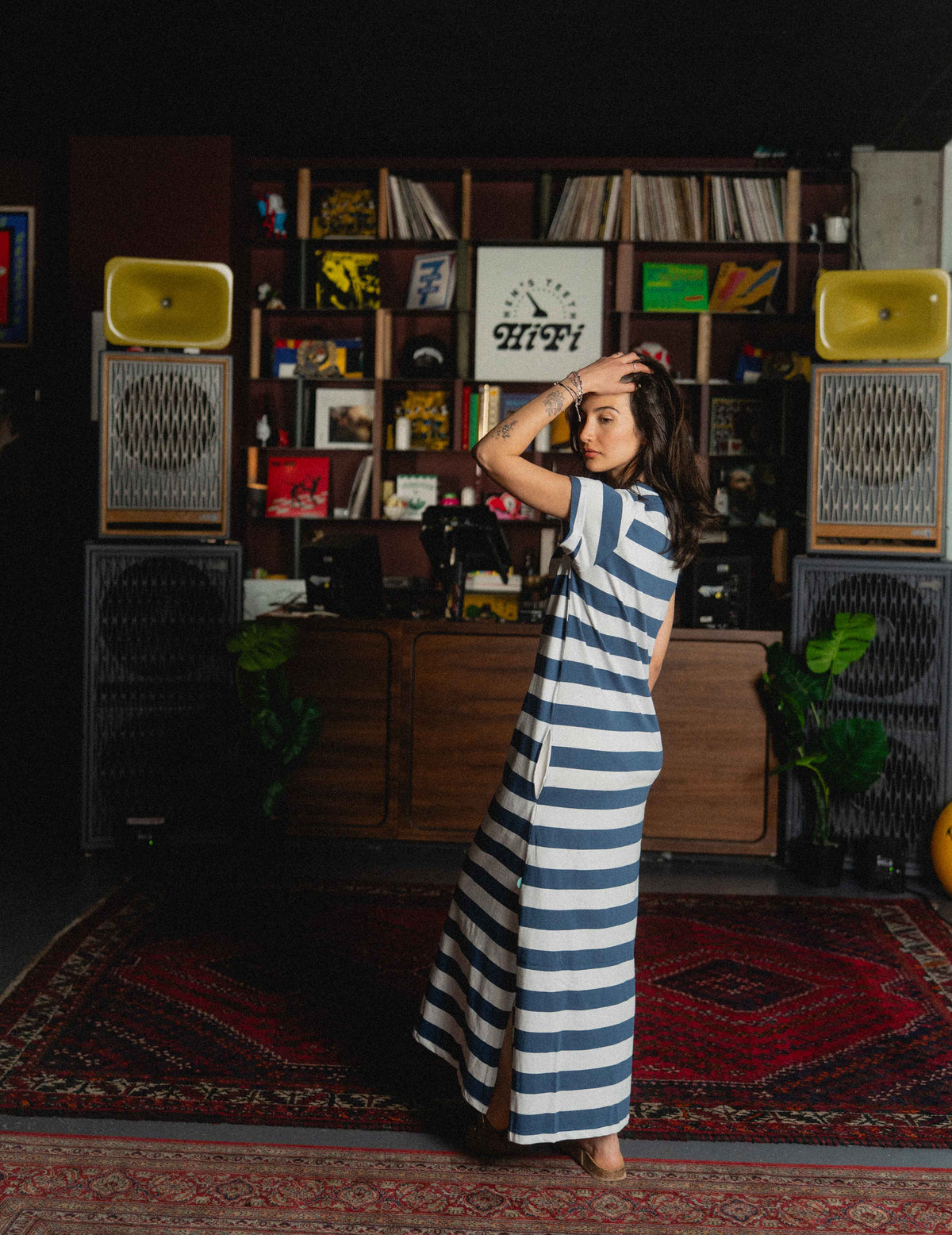 Heavyweight Stripe Dress