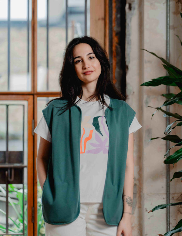 Fresh Vest - Washed Green