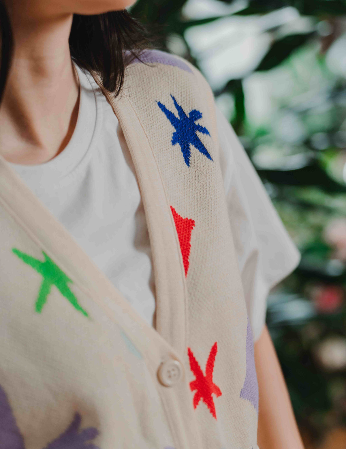 Fresh Summer Knit Vest - Bird