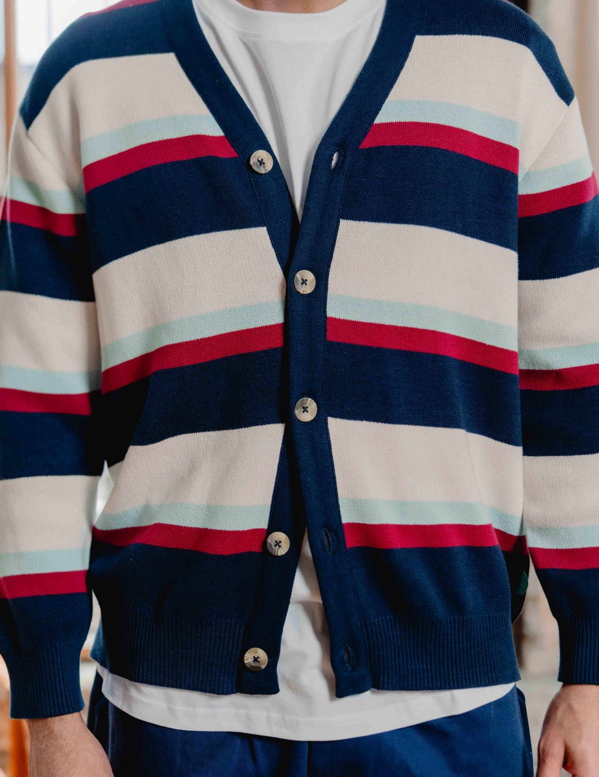 Fresh Knit Cardigan - Stripe