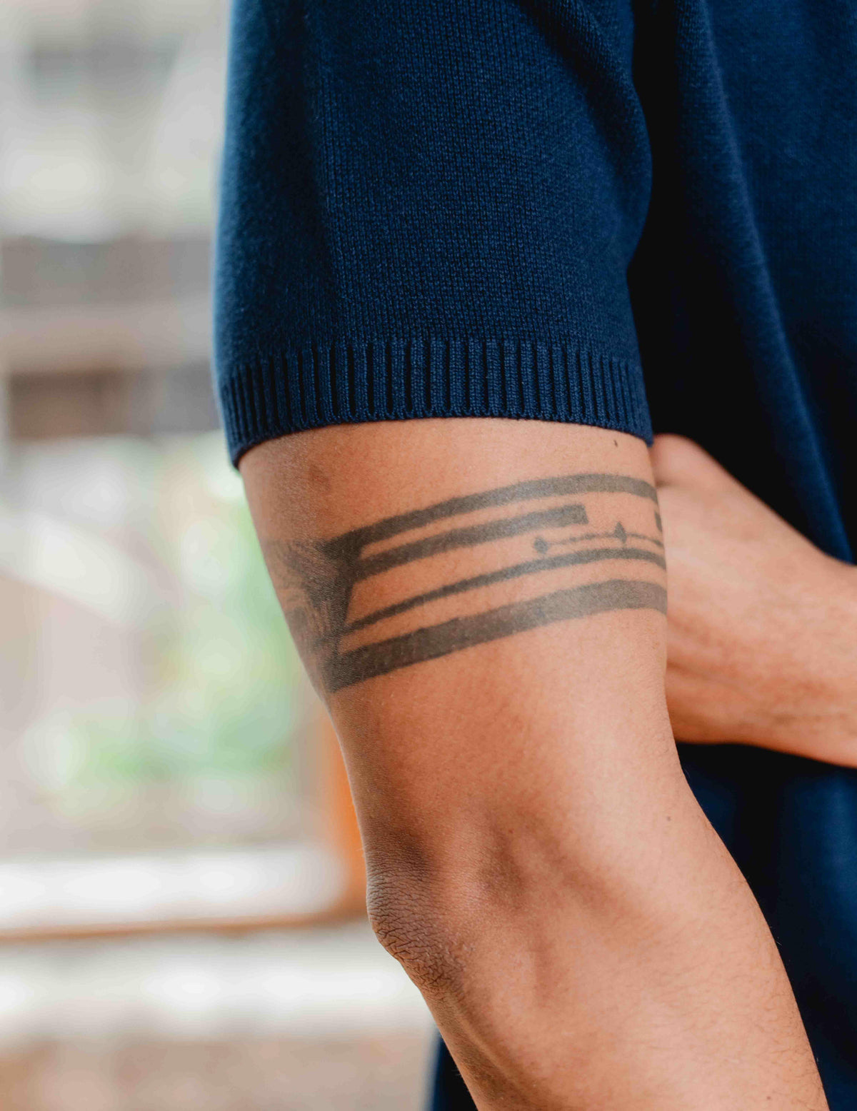 Fresh Knit Tee - Navy
