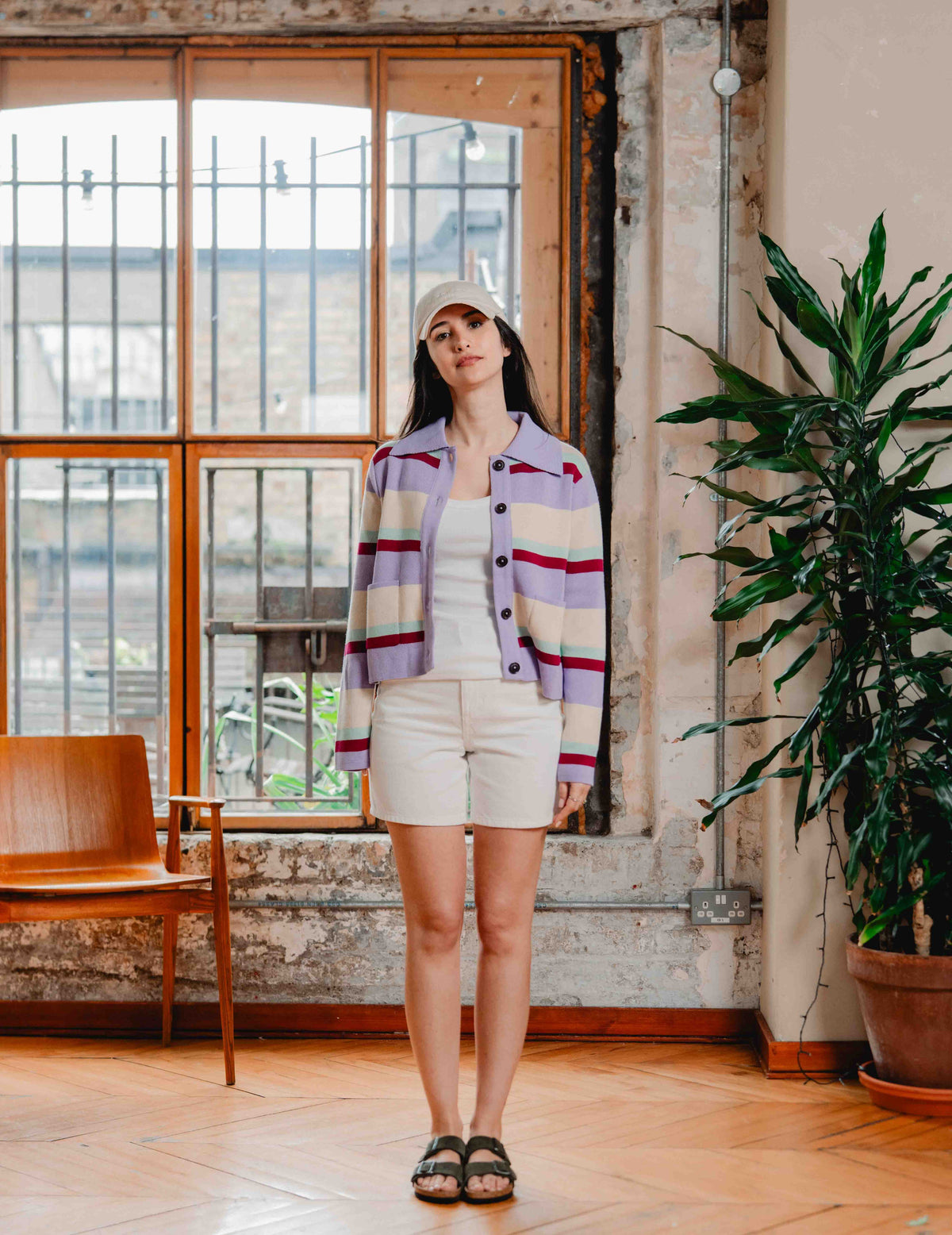Anna Knit Cardigan - Stripe