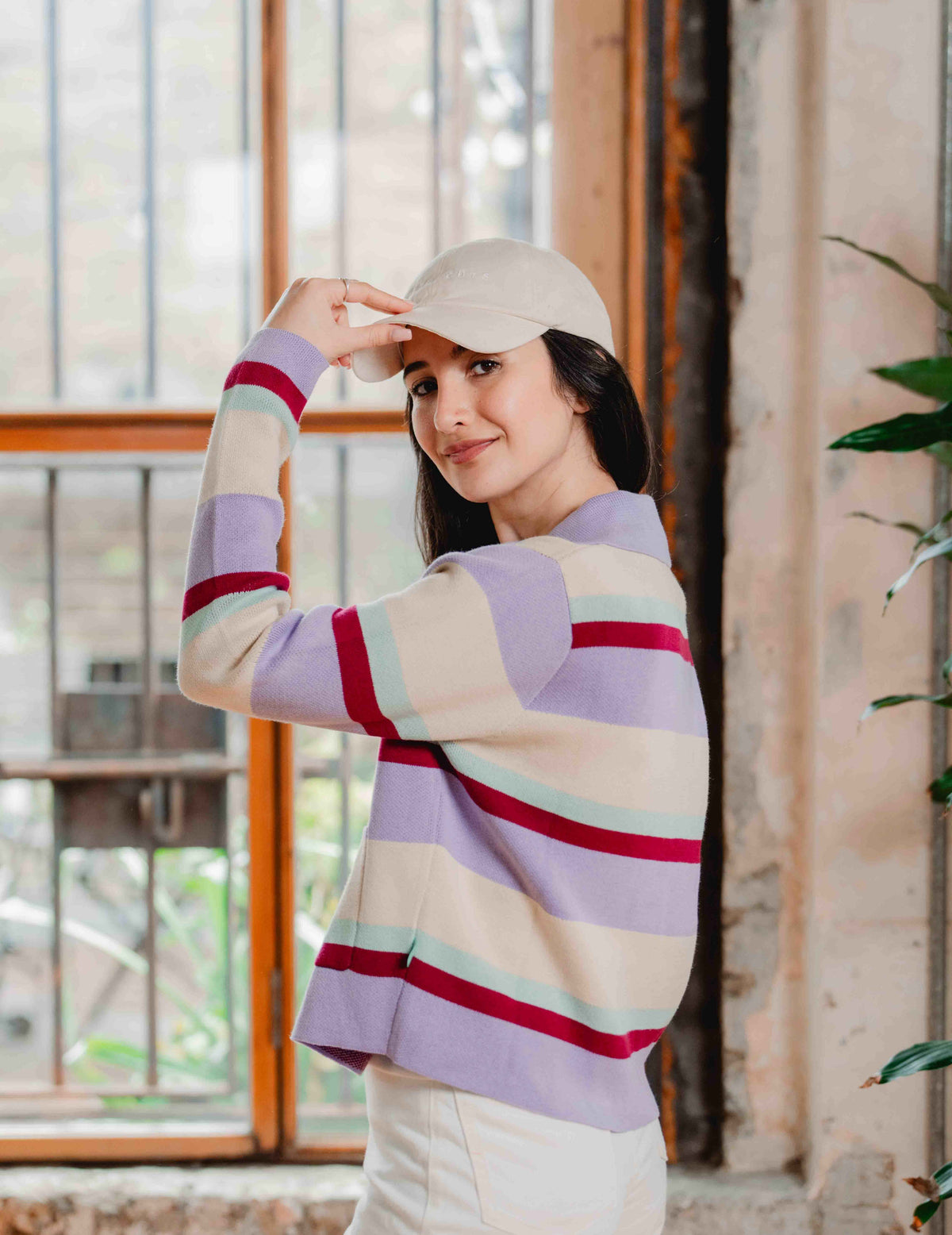 Anna Knit Cardigan - Stripe