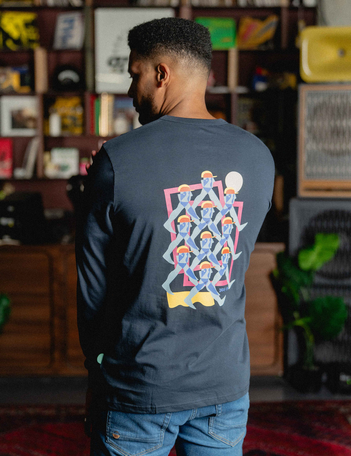 Long Sleeve Tee - Decoy Baseball Man