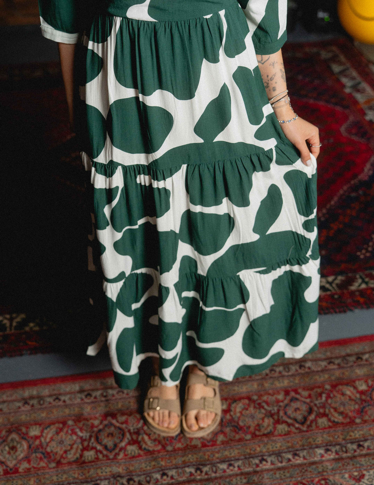 Ecovero Rae Dress - Shakti Print