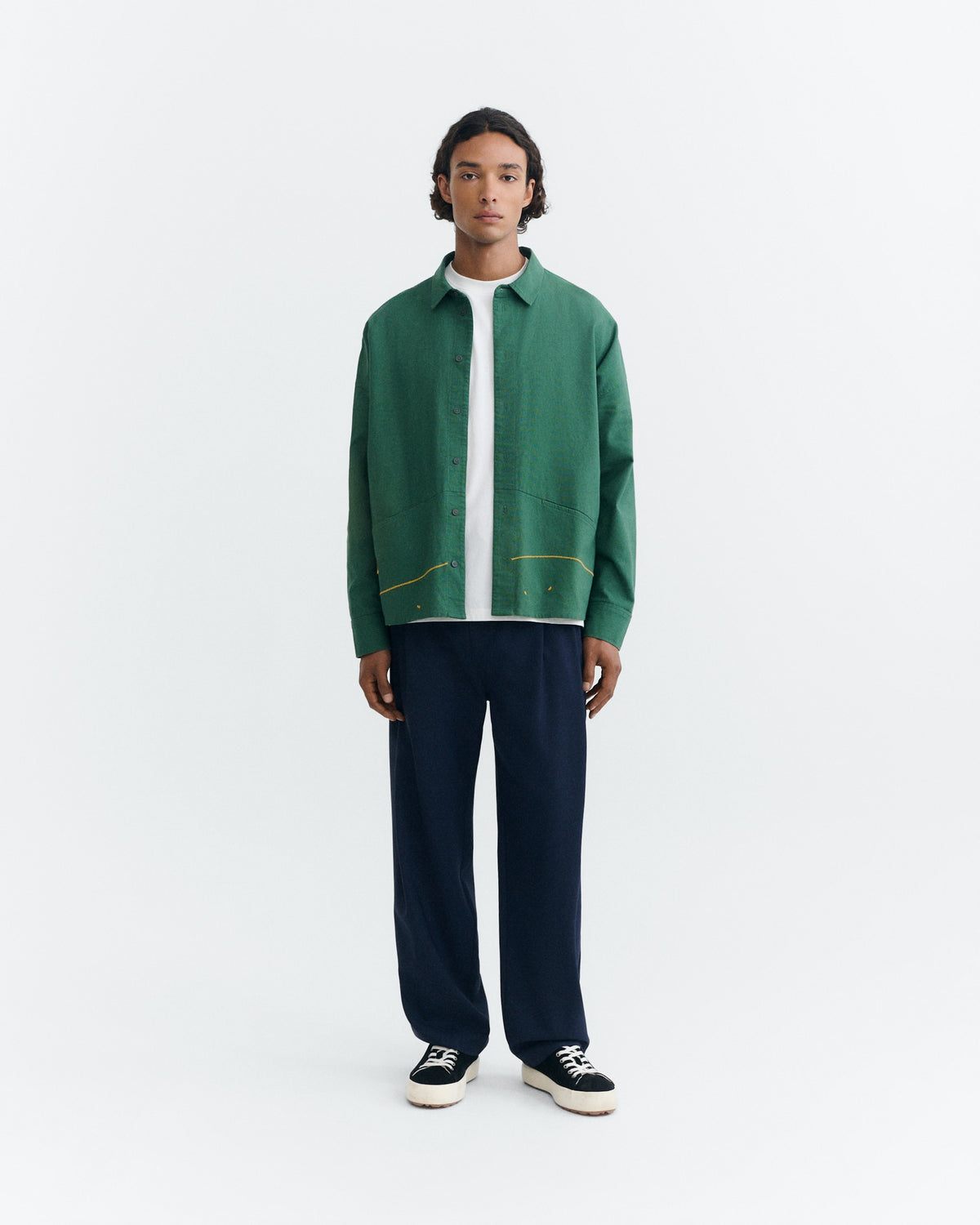 Dark Green Jim Shirt
